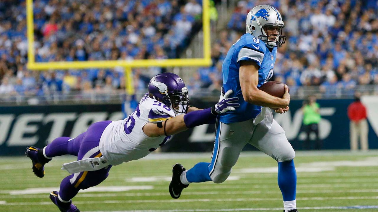 Vikings blow 14-0 lead in loss to Lions